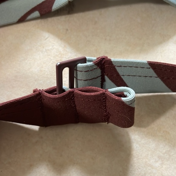 NWT ROXY -Palm Cruz Triangle Bikini- BITTER CHOCOLATE PALMERIA (adjustable) - Picture 9 of 14